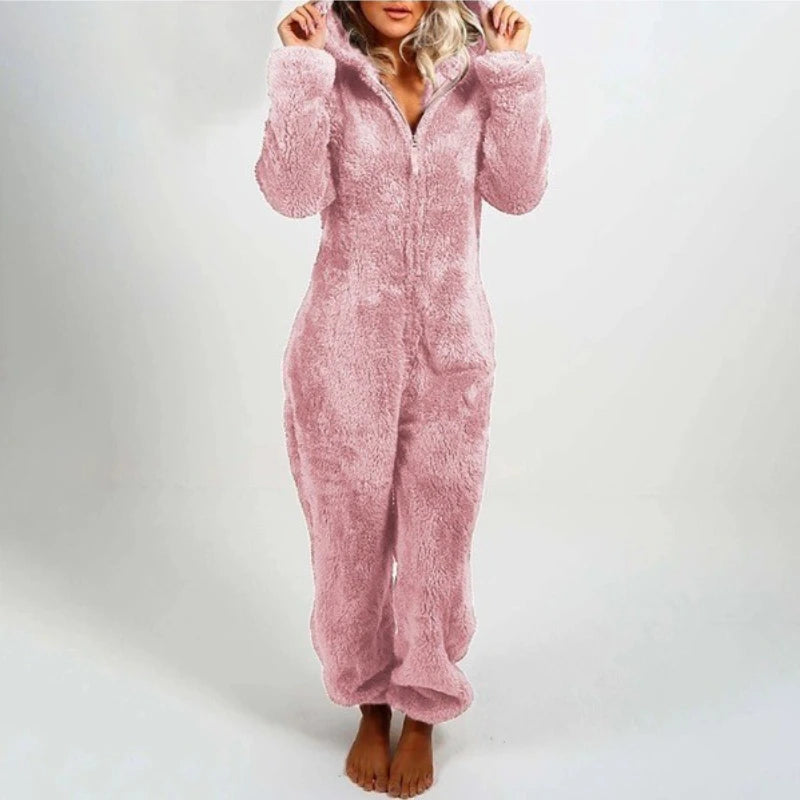 Women's Fleece Jumpsuit